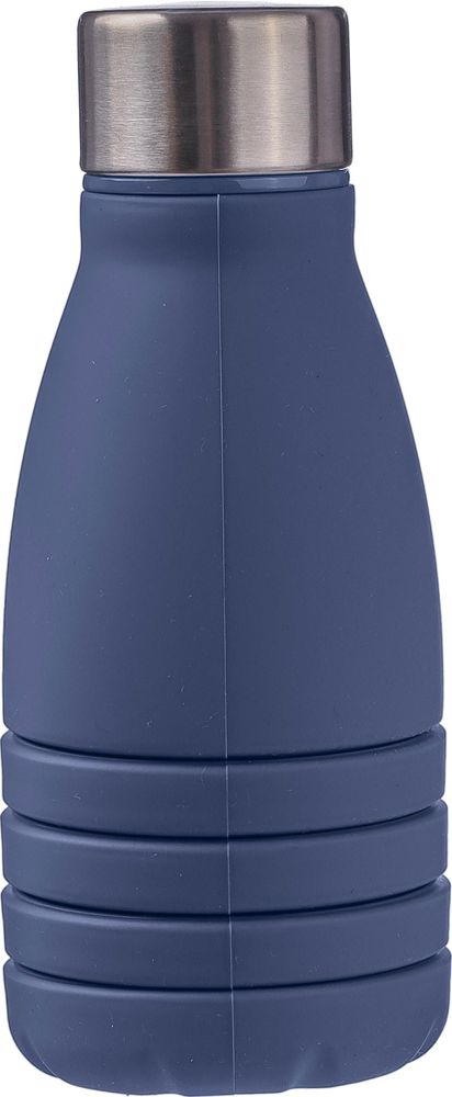 Faltbare Silikon-Trinkflasche 550 ml Erin - blau