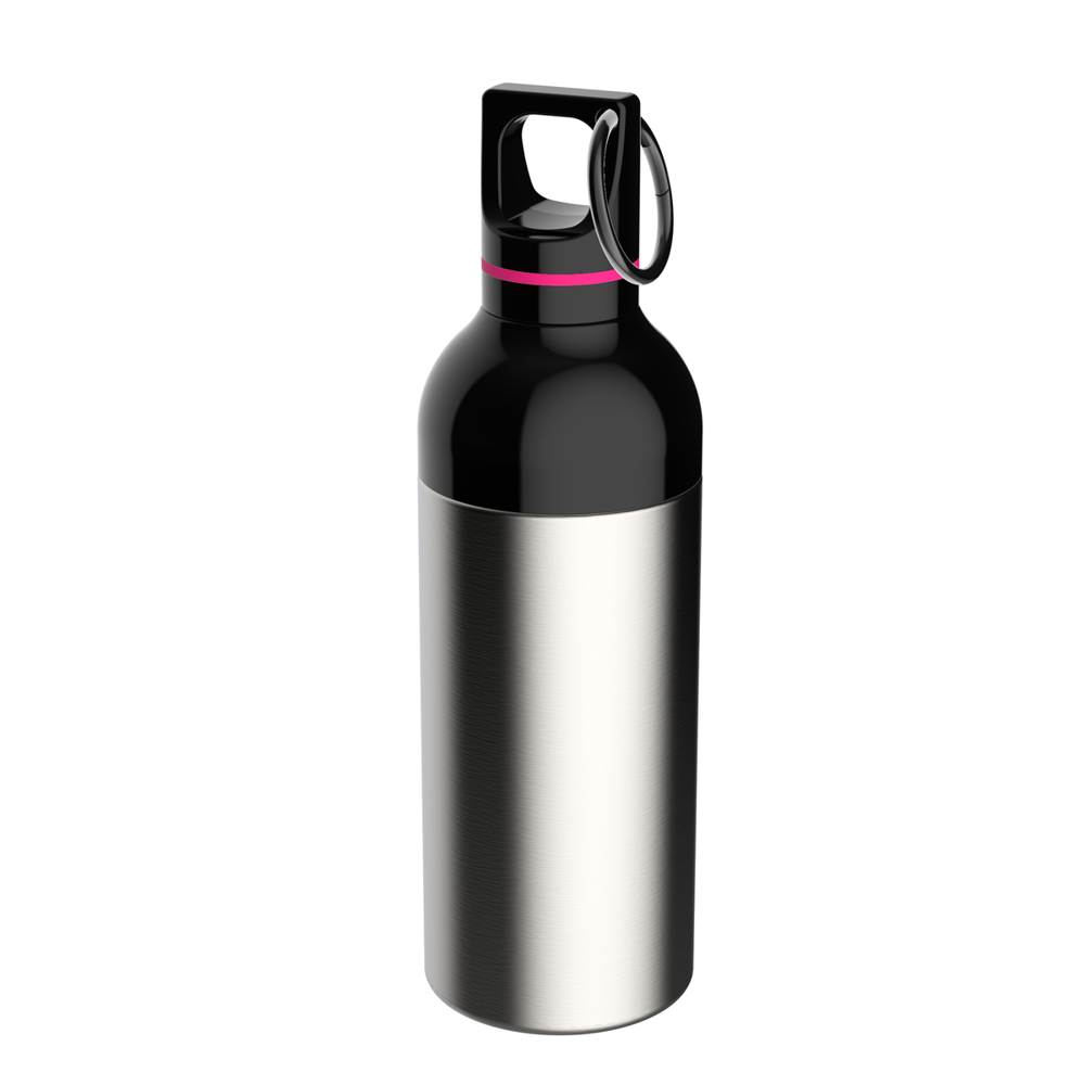 Trinkflasche RETUMBLER-DUIX STEEL - magenta, silber