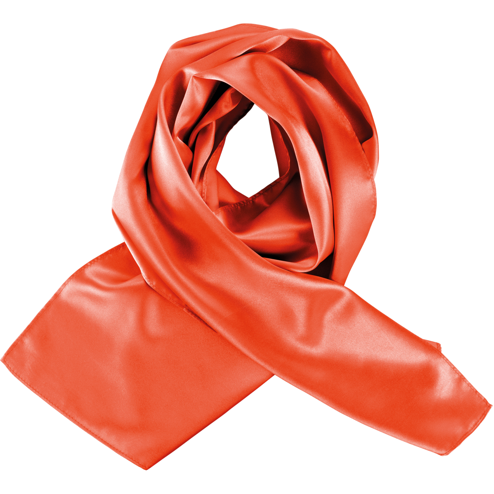 K861 - Satin HALSTUCH - orange