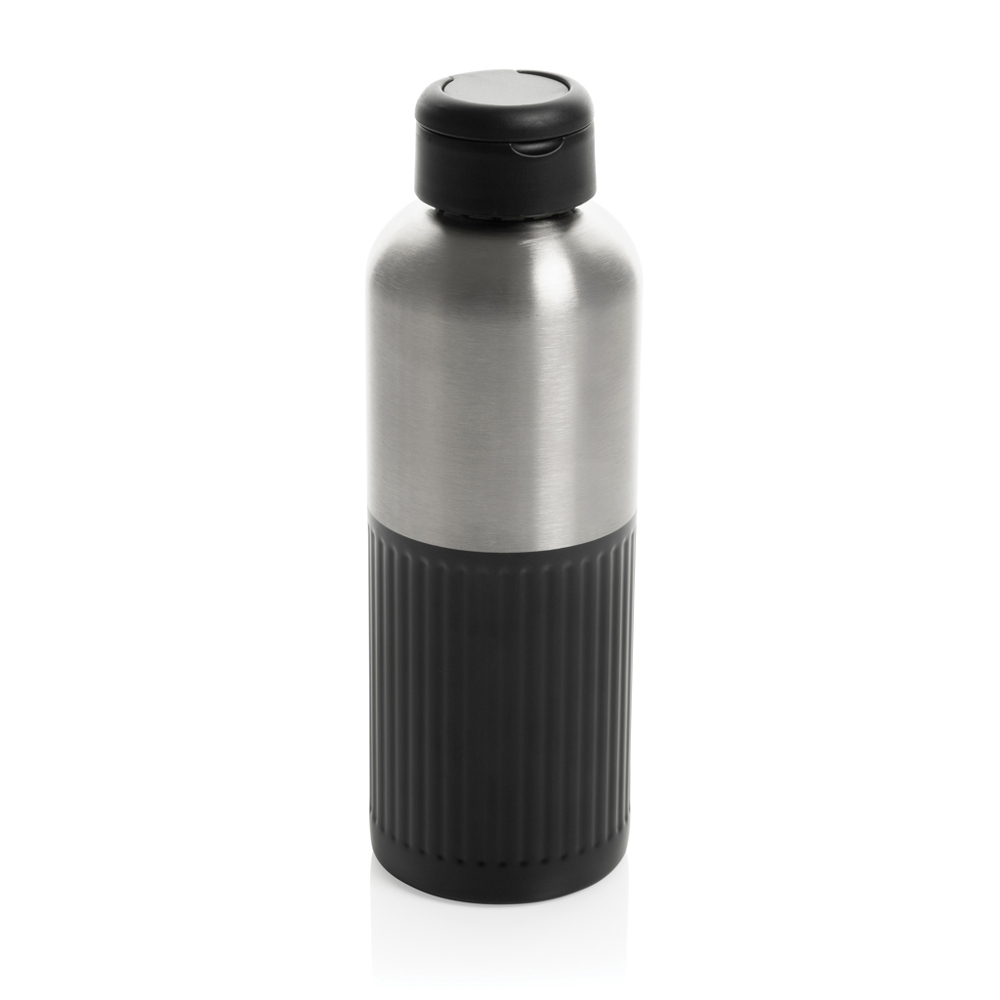 Ripple RCS R-Steel auslaufsichere Wasserflasche 750ml - schwarz (± PMS Black)