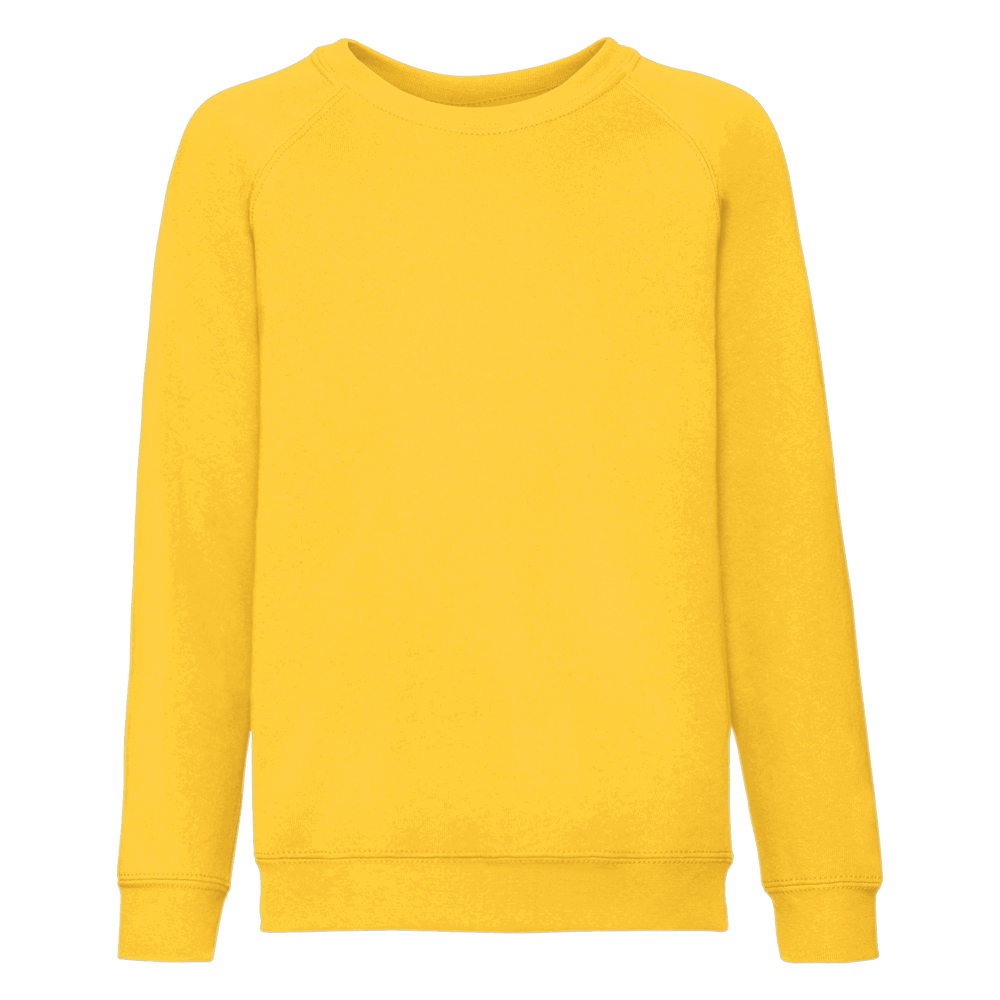 620390 - Kids Classic Raglan Sweat, sonnenblumengelb, 164