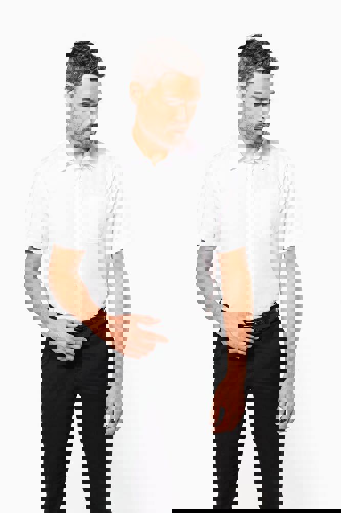 K543C - Herren Popelinehemd Kurzarm