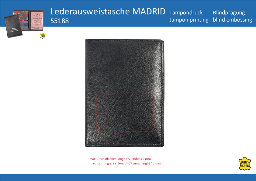 Ausweistasche MADRID