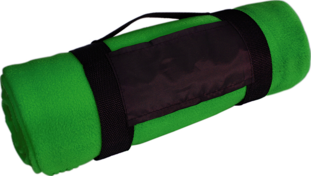 Picknickdecke mit Tragegurt - grün