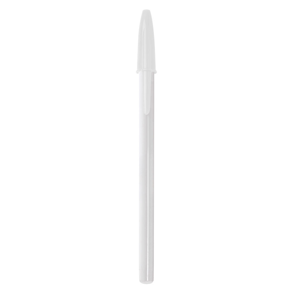 BIC® Style Kugelschreiber - Weiß / Weiß / Blaue Tinte