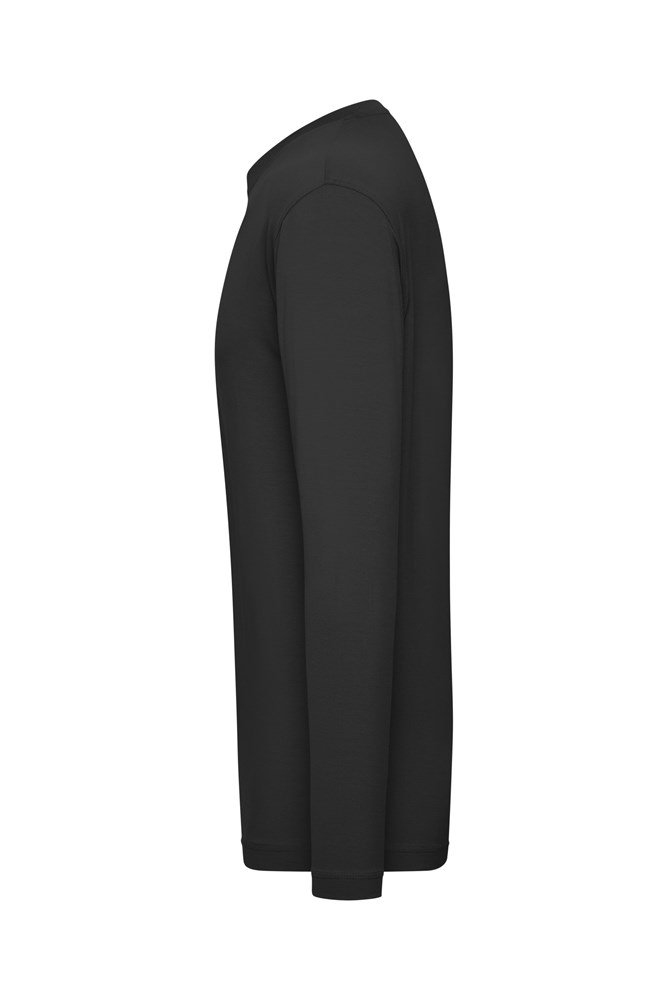 Men's ORGANIC Stretch-Longsleeve Work - SOLID -   OCS Blended