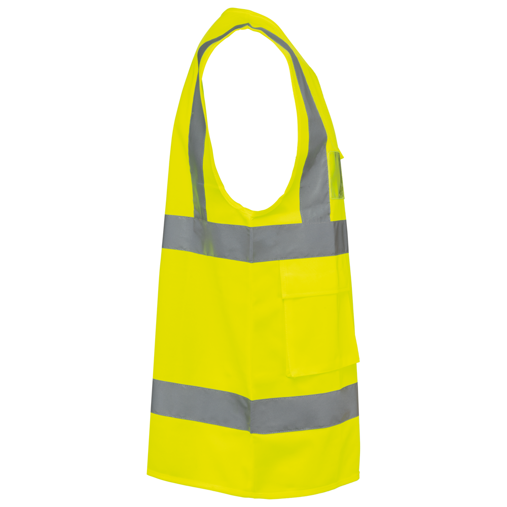 WK618 - Recycelte HI-VIS SICHERHEITSWESTE mit Reißverschluss