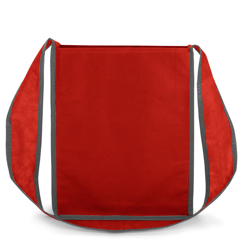 BRISTOL – Umhängetasche mit Tragegurt - Rot/Anthrazit