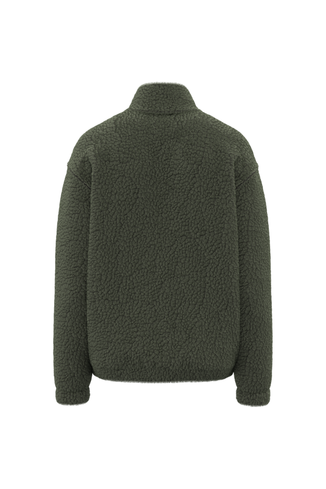 SP403 - Unisex-Sweatshirt mit 1/4-Reißverschluss und überschnittenen Schultern aus Sherpa-Material