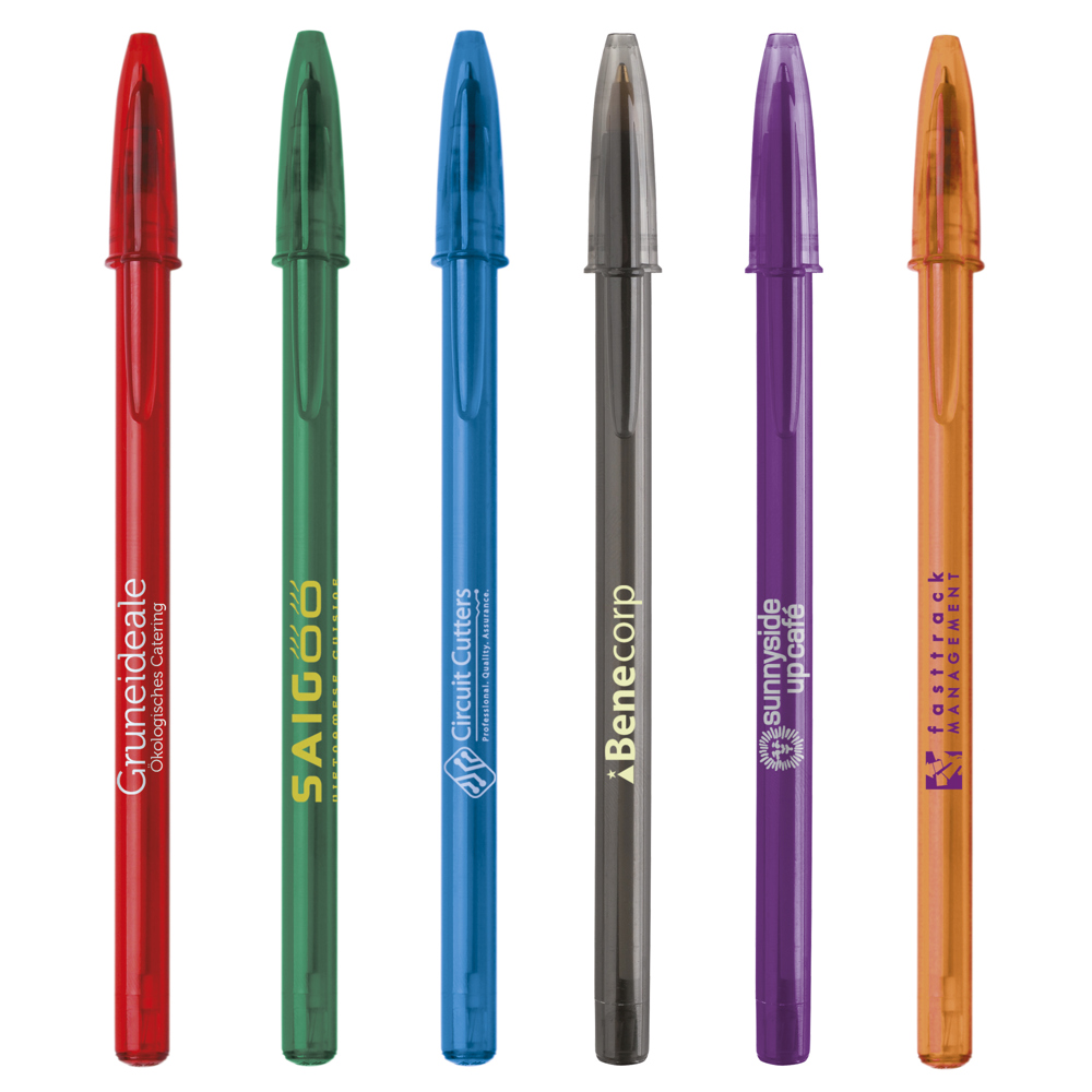BIC® Style Kugelschreiber - Transparent Grün/ Transparent Grün/ Schwarze Tinte