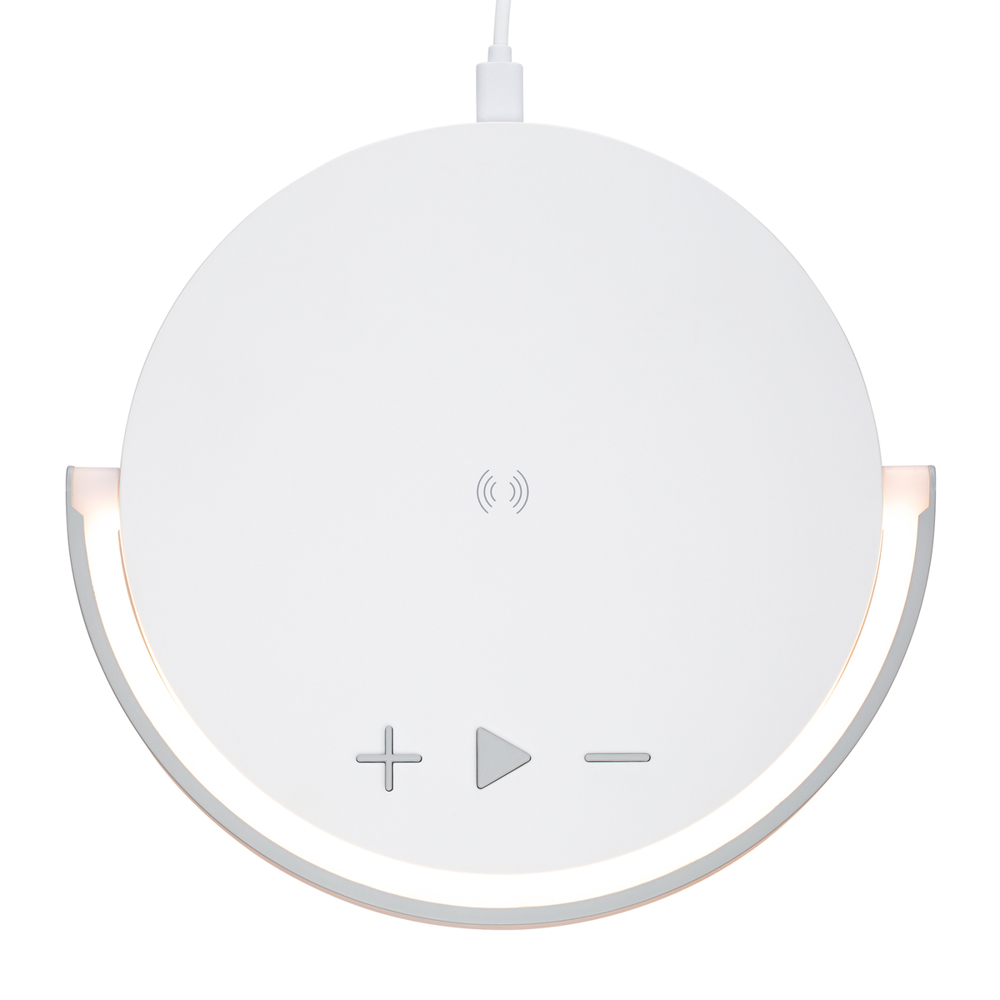 Wireless Lautsprecher inkl 15 Watt Wireless Charger mit Licht REEVES-BOURVILLE