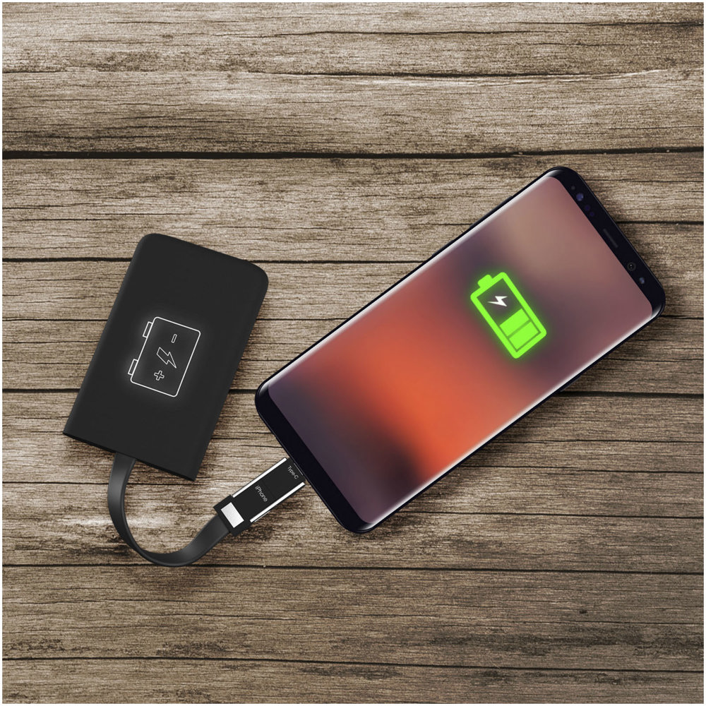 SCX.design P05 1000 mAh Powerbank mit Leuchtlogo