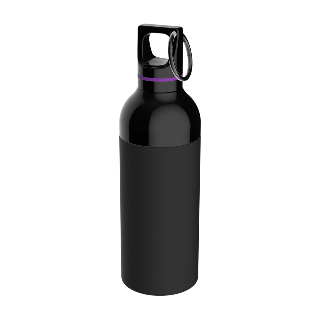 Trinkflasche RETUMBLER-DUIX STEEL - lila, schwarz