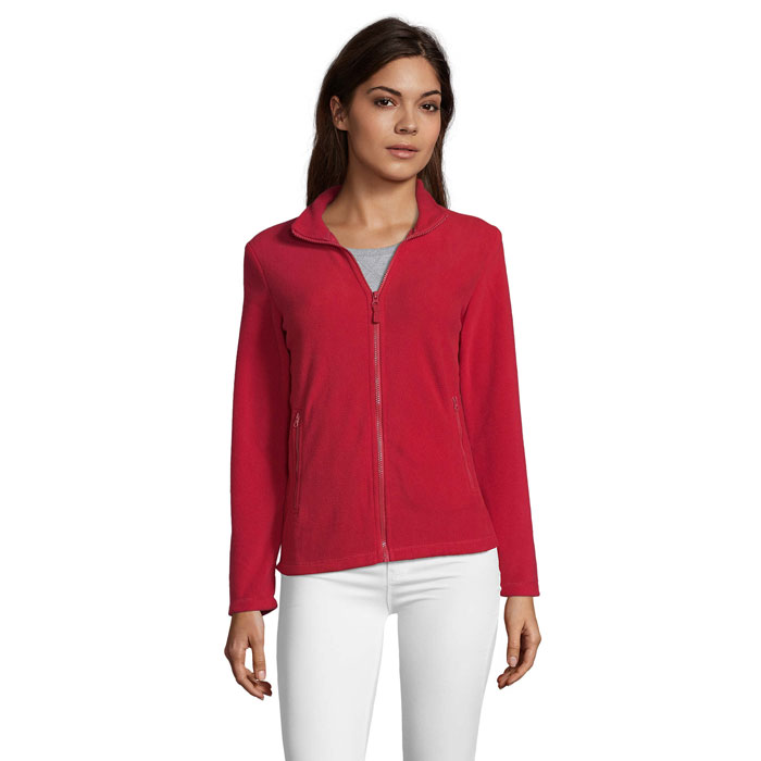 NORMAN WOMEN - NORMAN DAMEN FLEECE 220 - Red