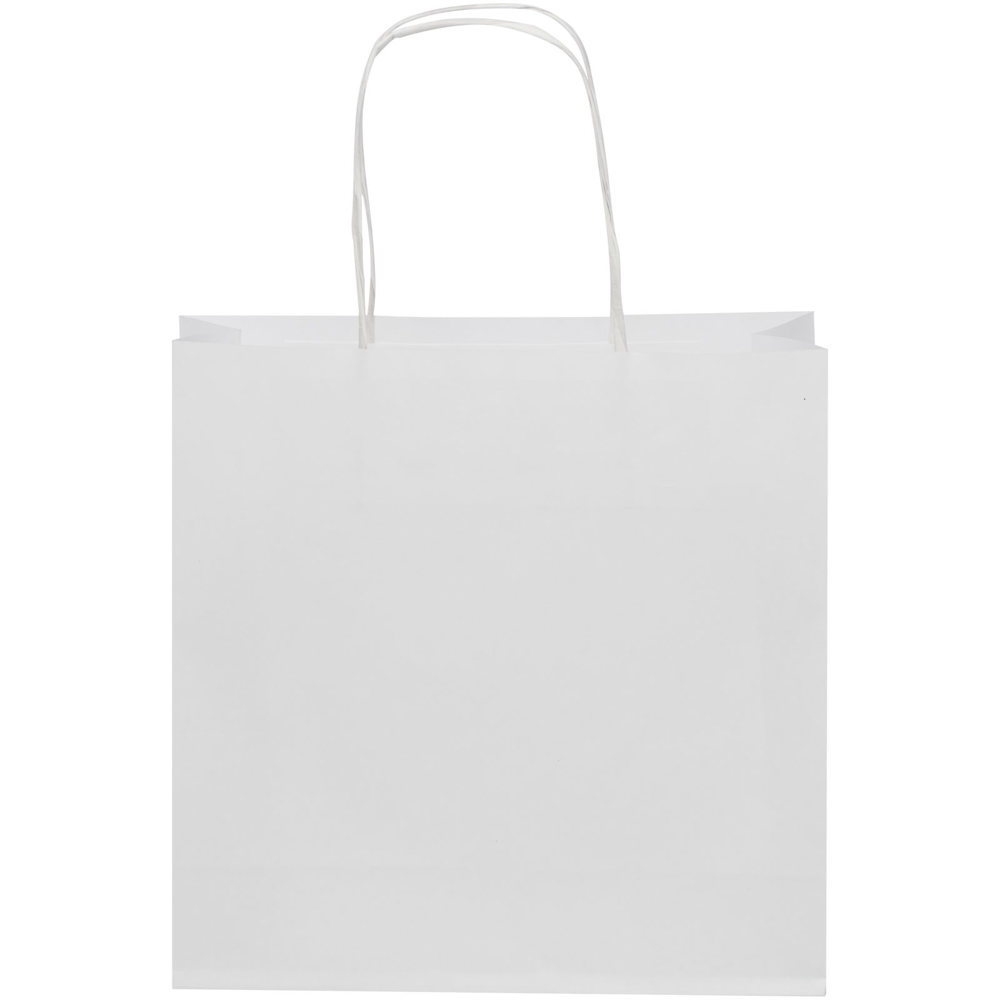 Kraftpapiertasche 120 /m² mit gedrehten Griffen – 24 × 9 × 24 cm