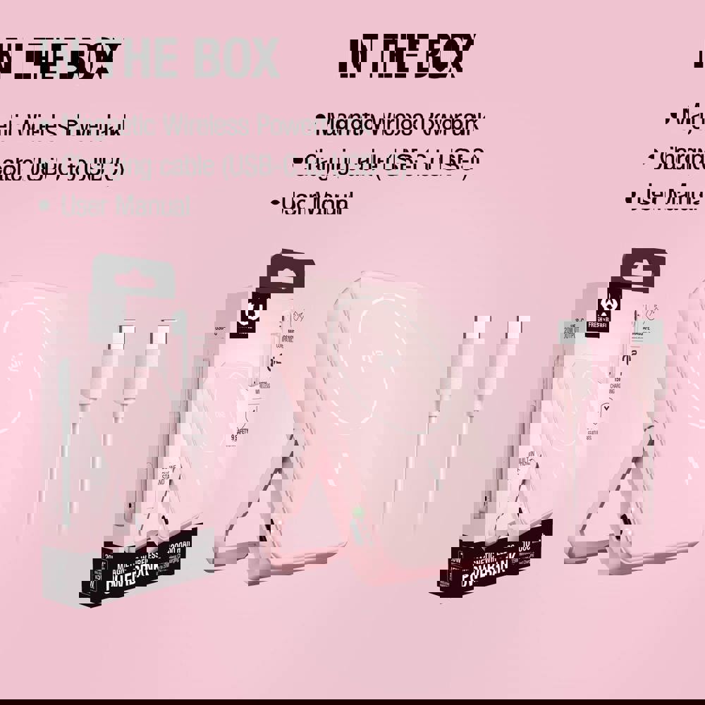 Fresh 'n Rebel Kabellose Powerbank 10000 mAh kompatibel mit MagSafe