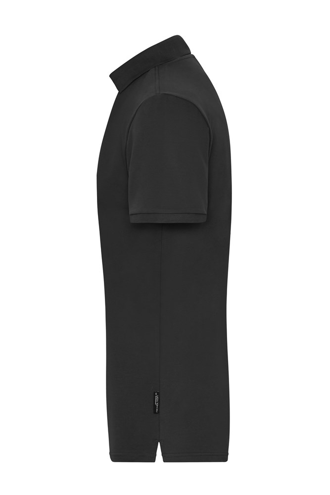 Men's ORGANIC Stretch-Polo Work - SOLID -   OCS Blended