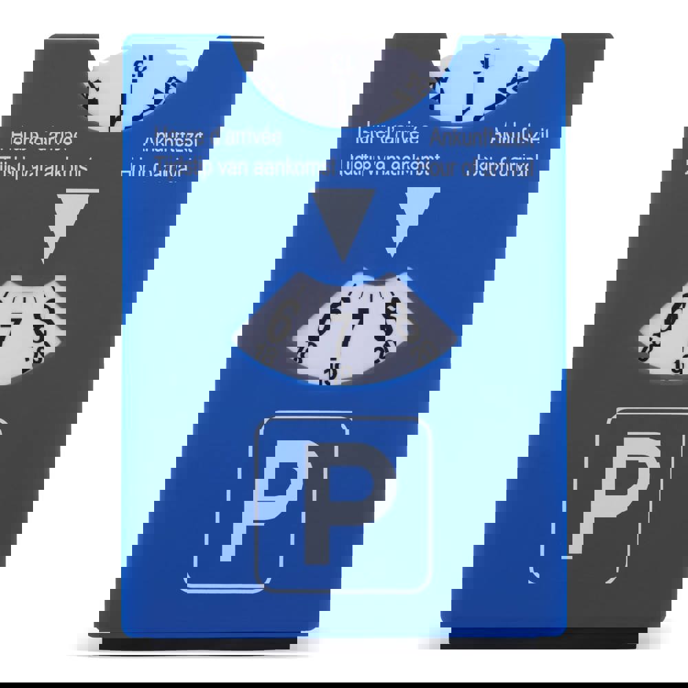 Parkscheibe mit Eiskratzer "Electric"