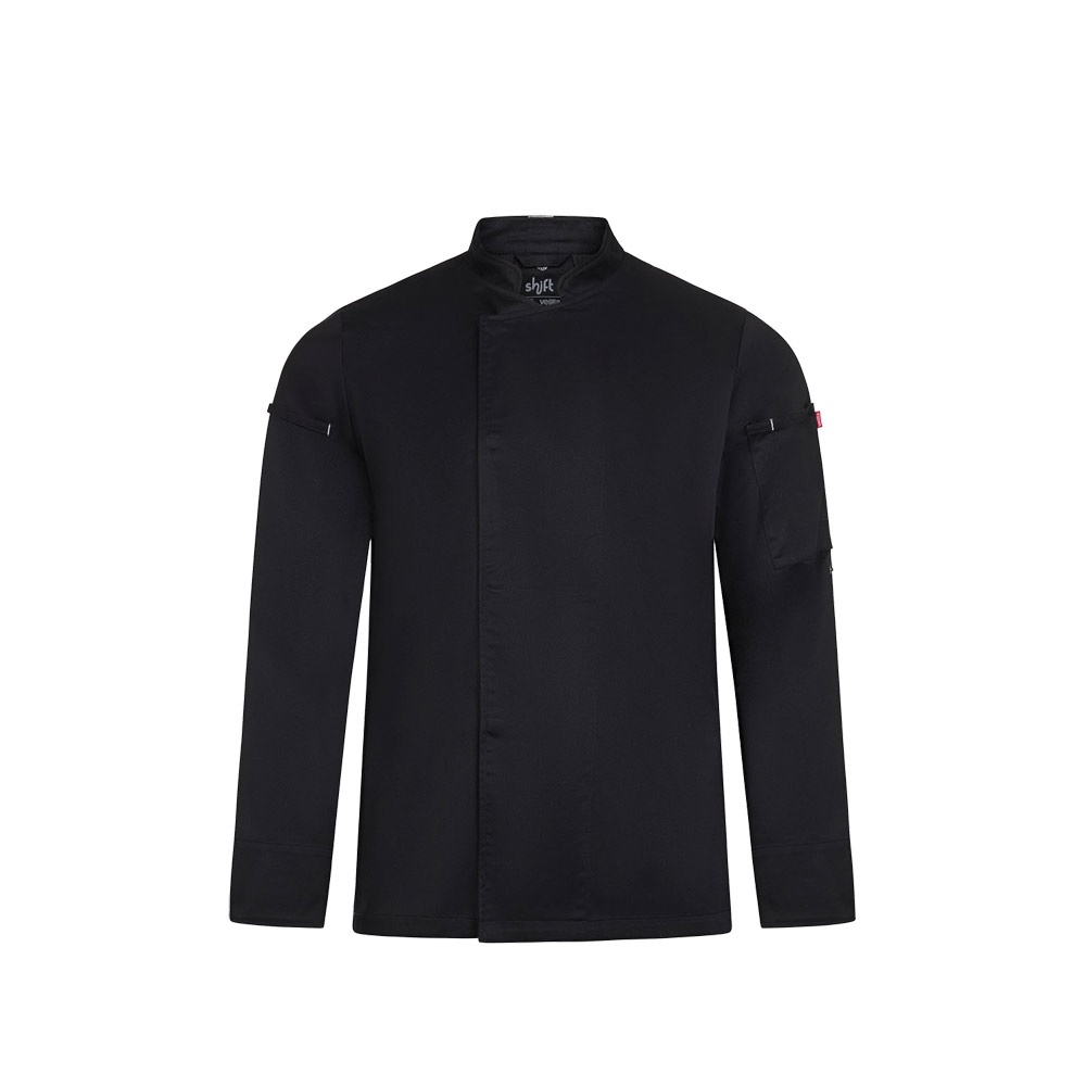 VL AGNI. Kochjacke Unisex (190 g/m²), aus Baumwolle (35 %) und recyceltem Polyester (65 %)