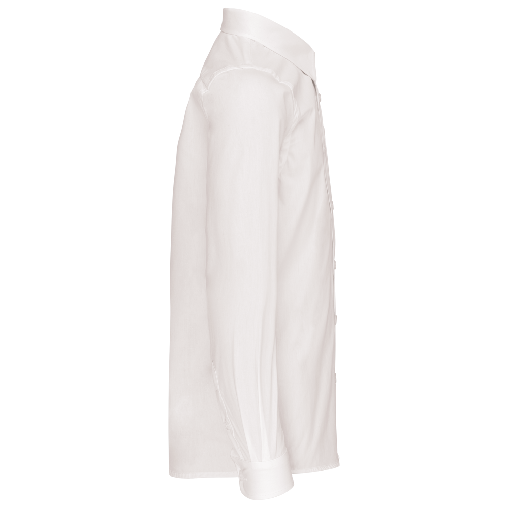 K521 - Kinder Popelin-Hemd Langarm