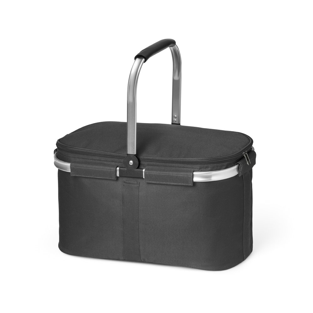 BASKIT. Flexibler Picknickkorb aus 600D 25 L - Schwarz