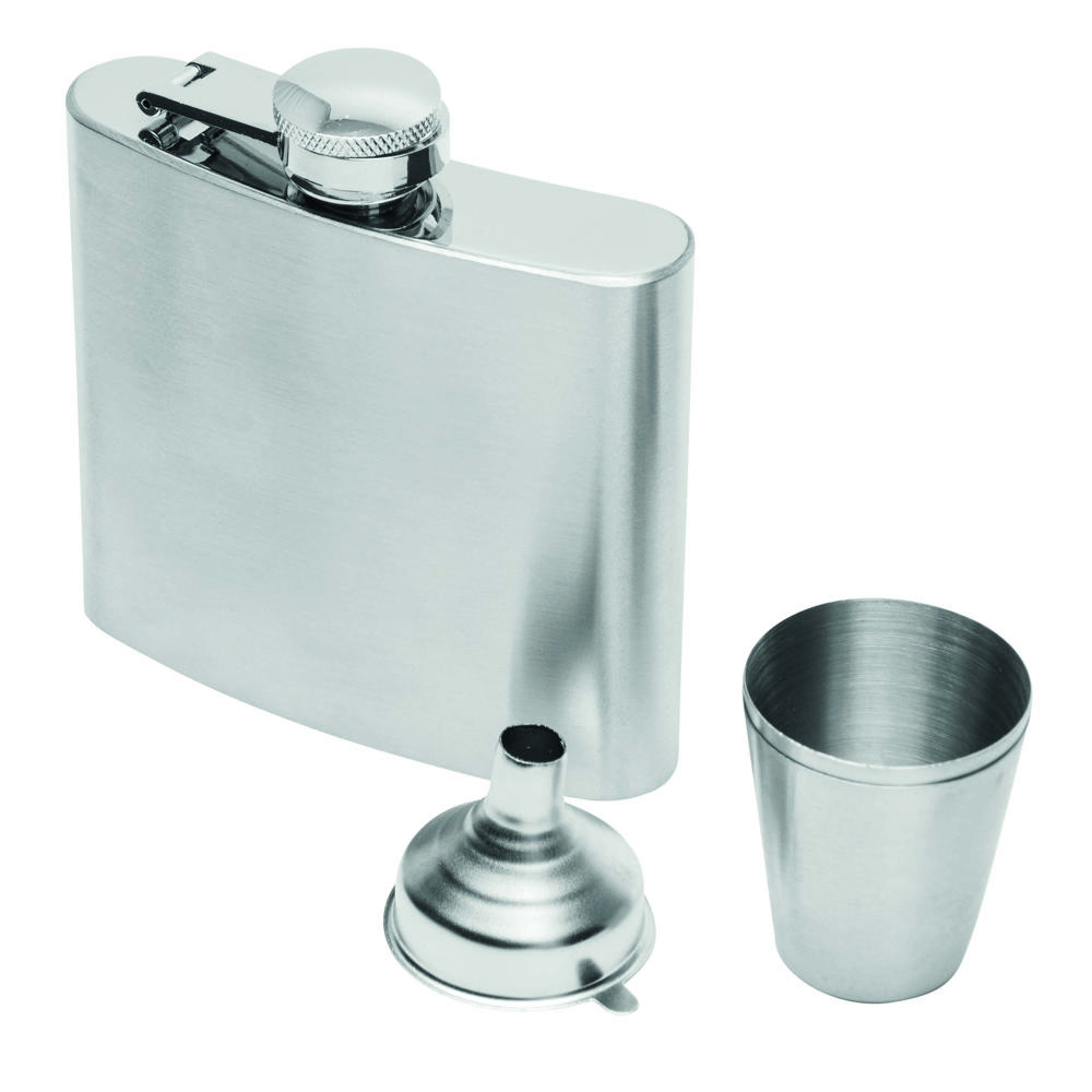 COWBOY - Edelstahl-Flachmann-Set