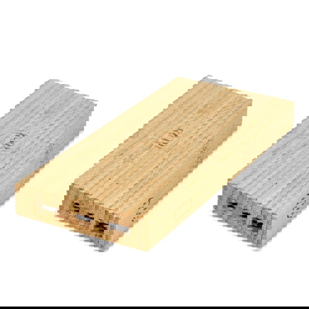 Bamboo Powerbank Wireless Charging 8000mAh