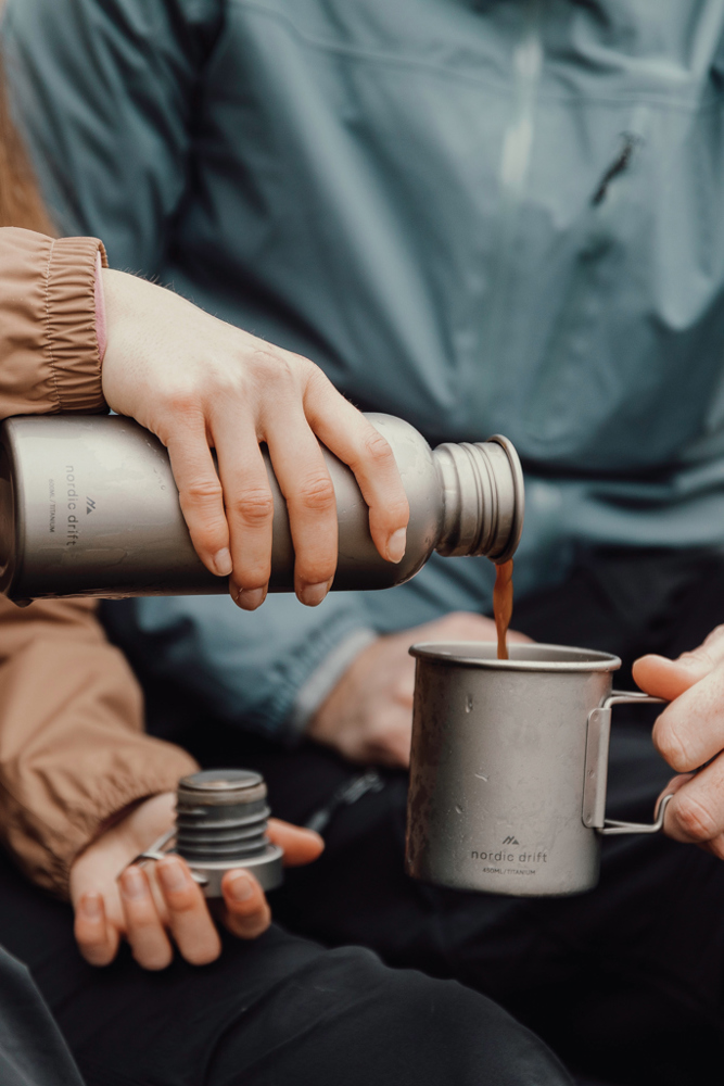 Nordic Drift Trail Ultraleichte Titan-Becher 450ml