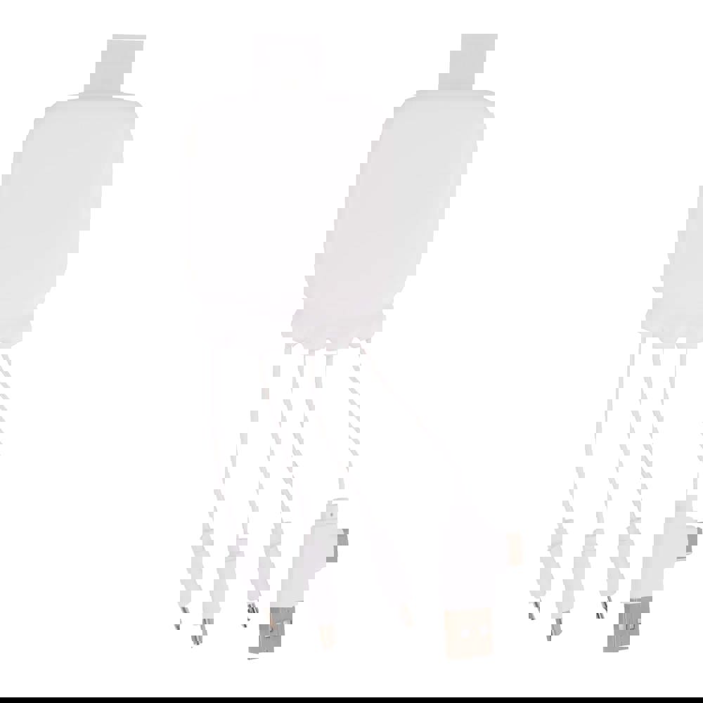 3192 | Xoopar Octopus Gamma 2 Powerbank with Bio Charging cable 3000mAh - Weiss