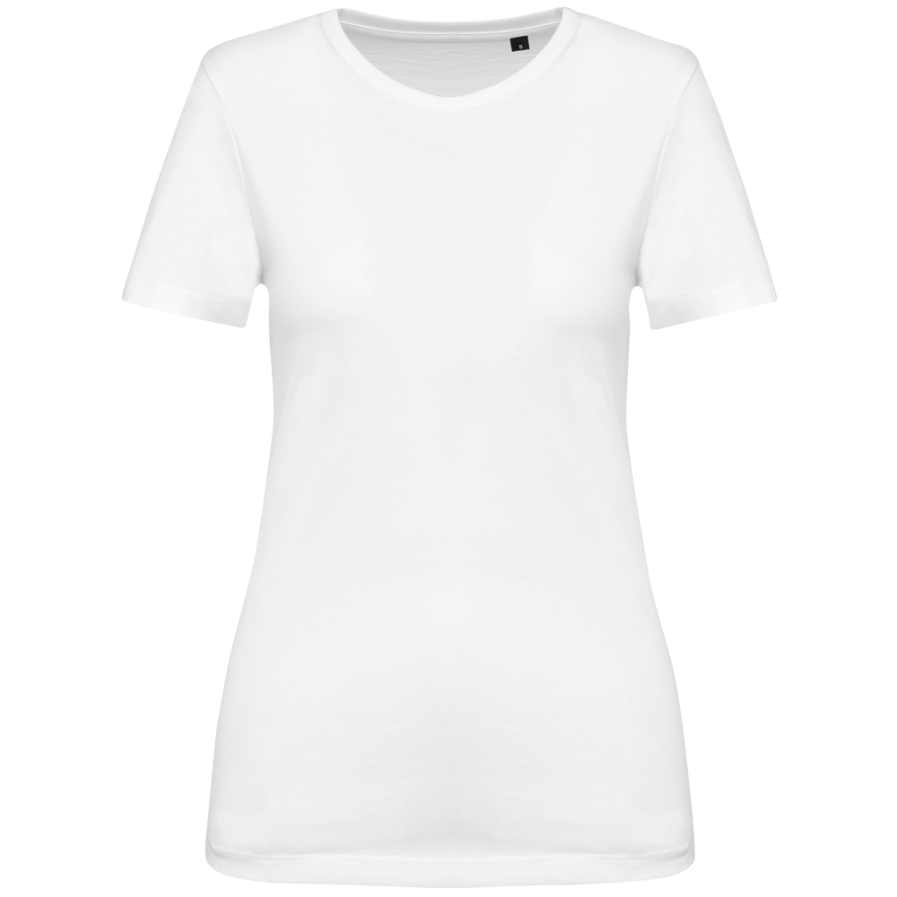 PK301 - Supima® Damen-T-Shirt mit Rundhals ausschnitt und kurzen Ärmeln