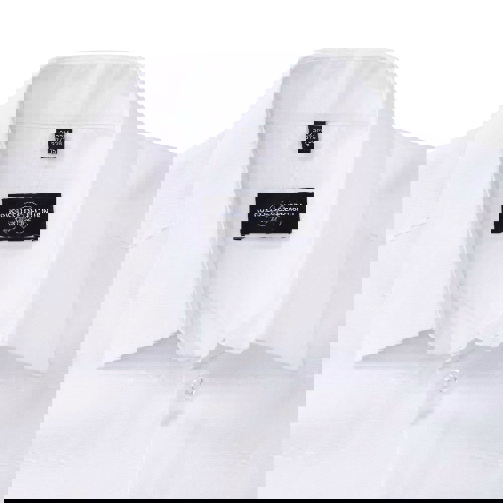 RU923M - Tailliertes Oxford Hemd -⁠ Kurzarm