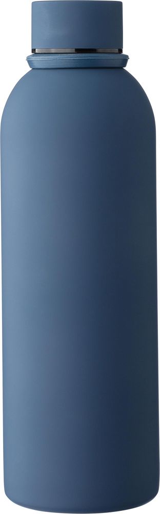 Doppelwandige Trinkflasche aus recyceltem Edelstahl (500 ml) Sena - blau