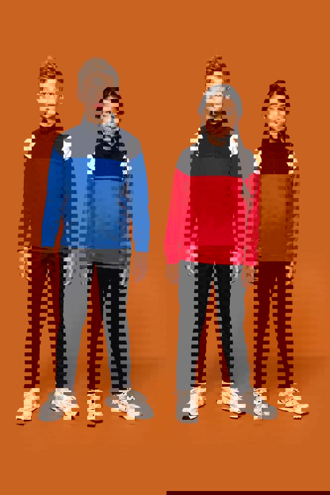 PA388 - Kinder Trainings-Sweatshirt mit 1/4 Reißverschluss