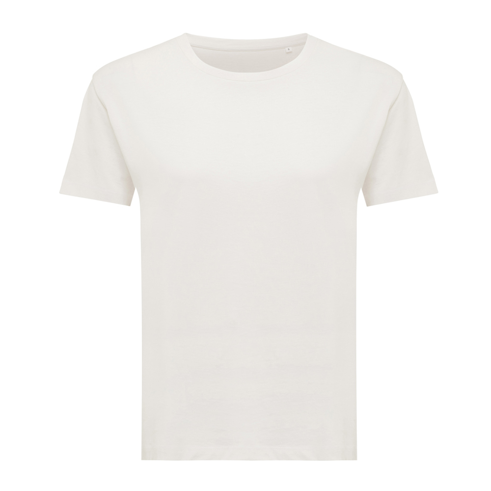 IQONIQ Yala Damen T-Shirt aus recycelter Baumwolle - ivory white (± PMS 12-2103 TCX)