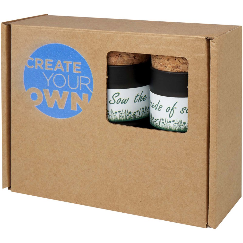 Hey Pots Schreibtisch-Garten-Blumenmischung, 3er-Set