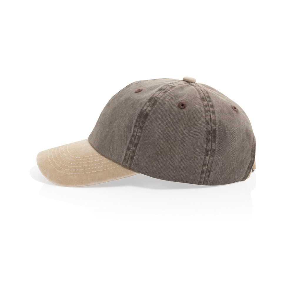 BEAU AWARE™ Two-Tone 6-Panel-Cap aus washed Cotton-Twill