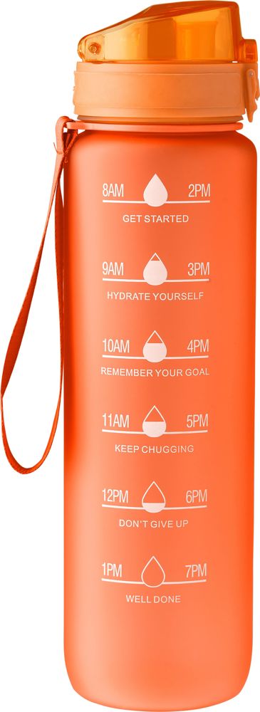rPET-Trinkflasche (1000 ml) Brinley - orange