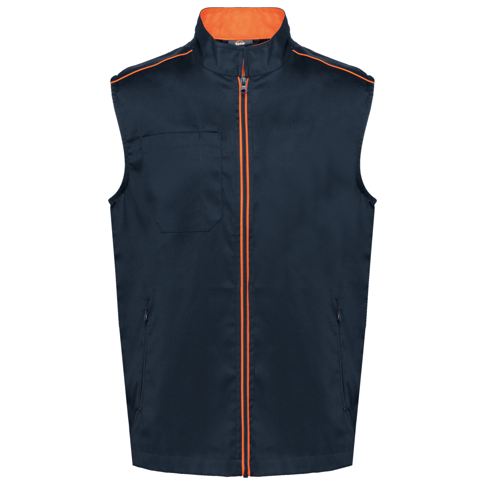 WK6148 - Weste Day To Day - Navy / Fluorescent Orange