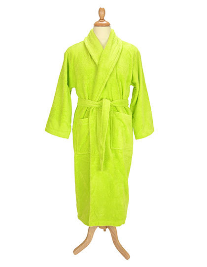 ARTG - Bathrobe Shawl Collar - Lime Green