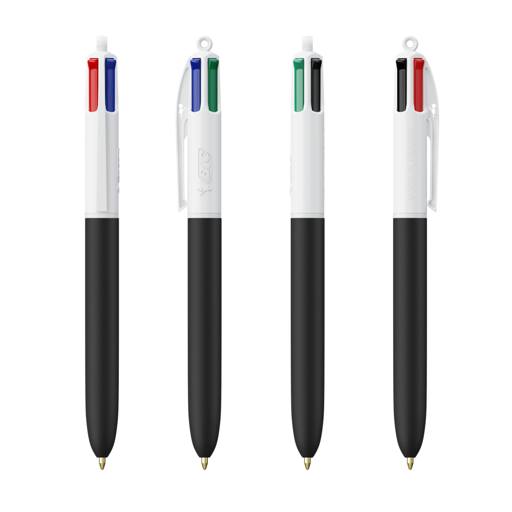 BIC® 4 Colours Soft - Weiß/Schwarz Weich