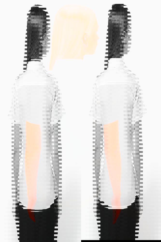 K504 - Kurzarm-Pilotenhemd für Damen