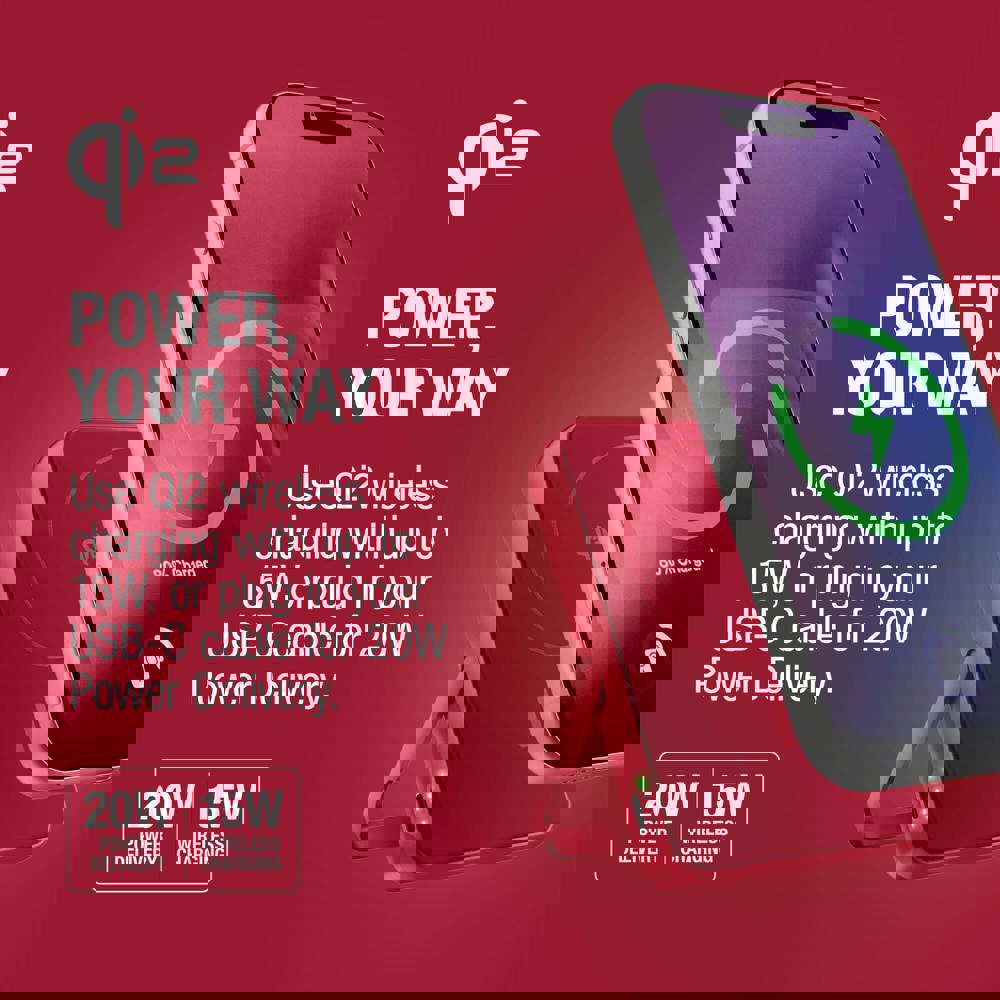 Fresh 'n Rebel Kabellose Powerbank 10000 mAh kompatibel mit MagSafe