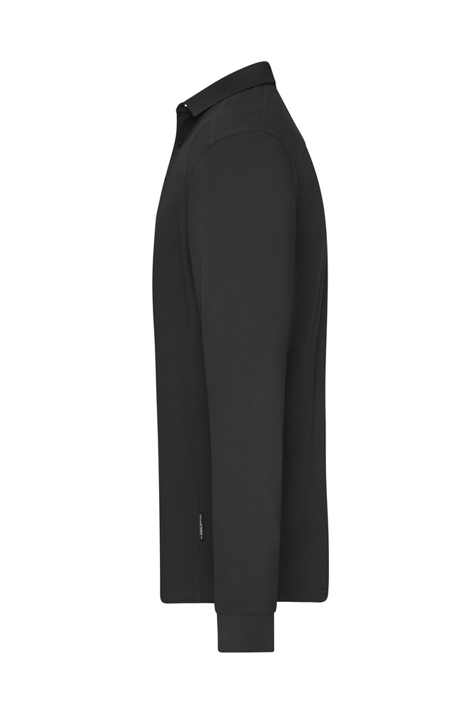 Men's Workwear-Long-Sleeved Polo   OCS Blended