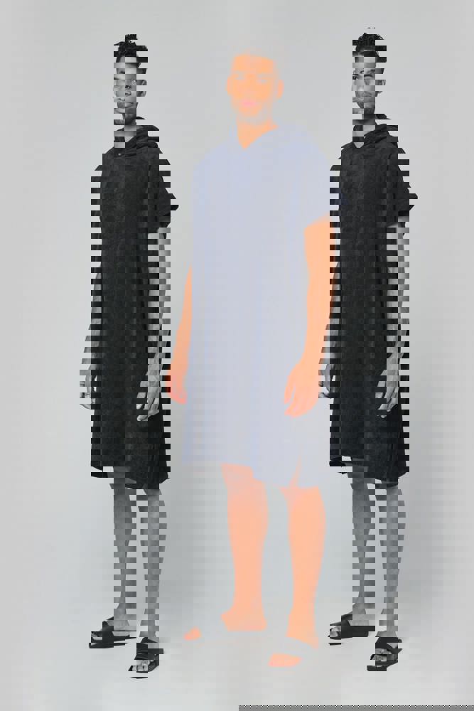 PA581 - Unisex-Frottee-Poncho mit Kapuze