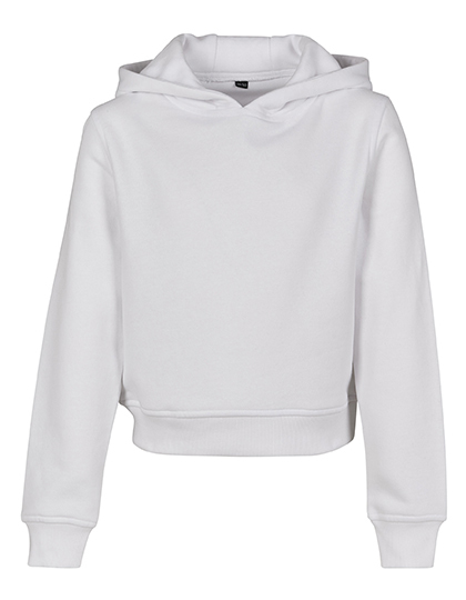 Build Your Brand - Girls Cropped Sweat Hoody