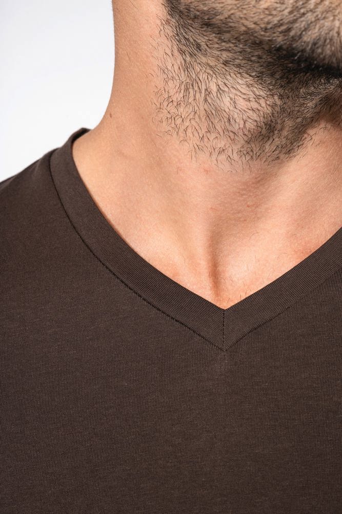K357C - Herren-T-Shirt V-Ausschnitt kurze Ärmel