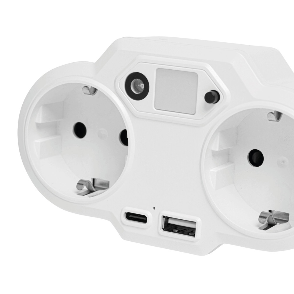 ENDLESS POWER NIGHT - USB-Adapter-Stecker-Netzteil mit Nachtlicht