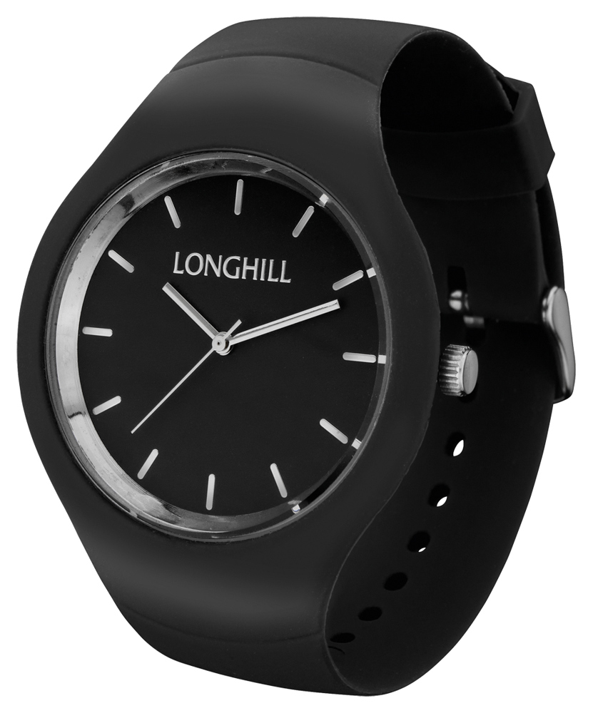 Kunststoffuhr SNAKE - schwarz