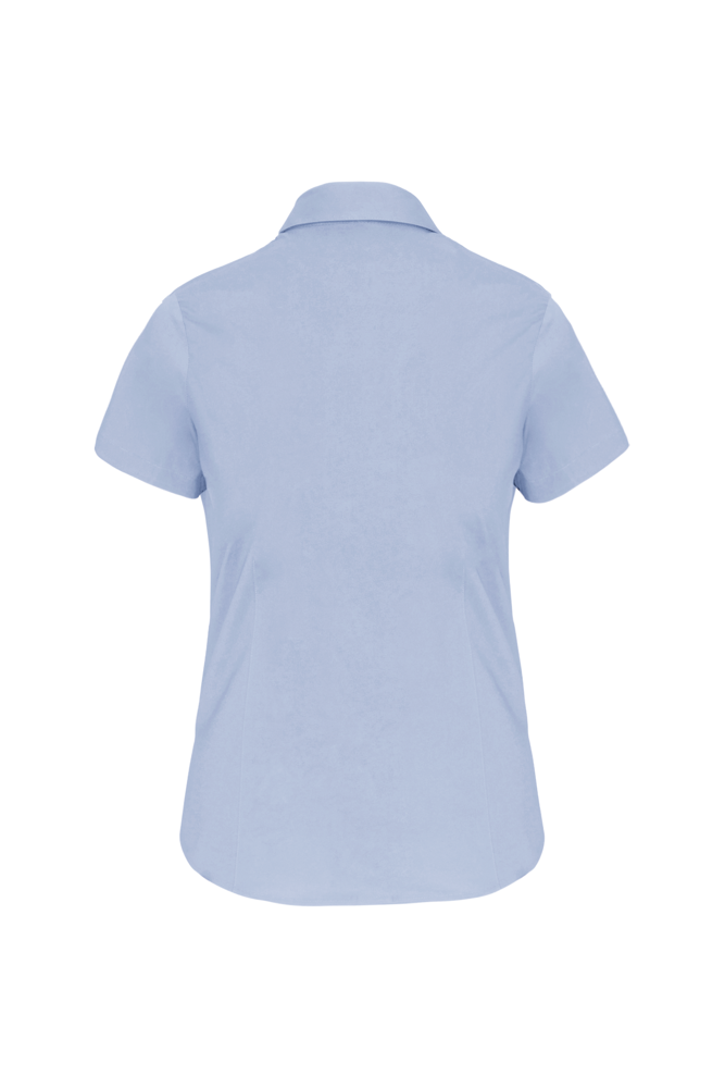 K532 - Damen Stretchbluse Kurzarm