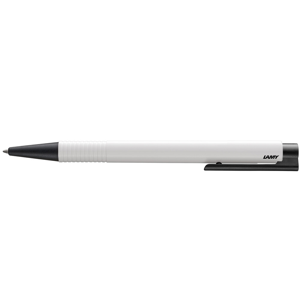 Kugelschreiber LAMY logo white